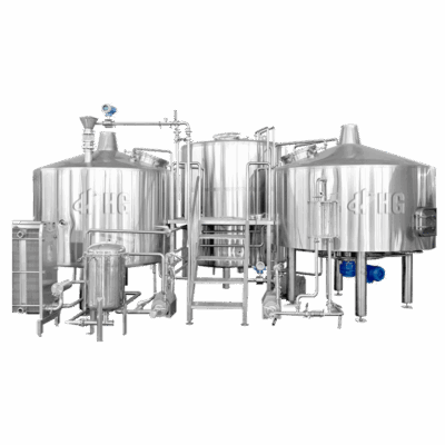 2000L 3 Vessel Beer Brewing Equipment