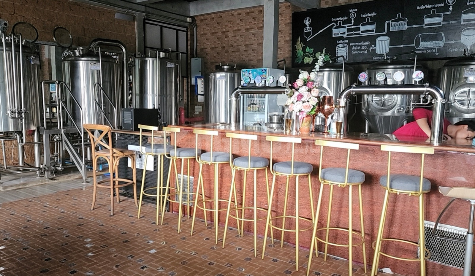 1000L beer brewing system