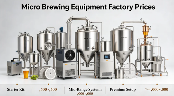 Micro Brewing Equipment Factory Prices