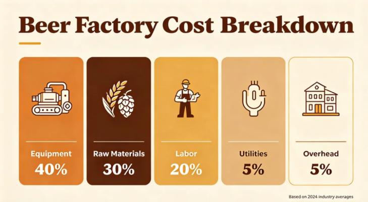 beer factory cost