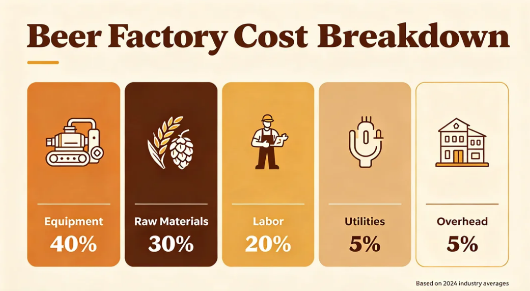 beer factory cost