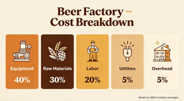 beer factory cost